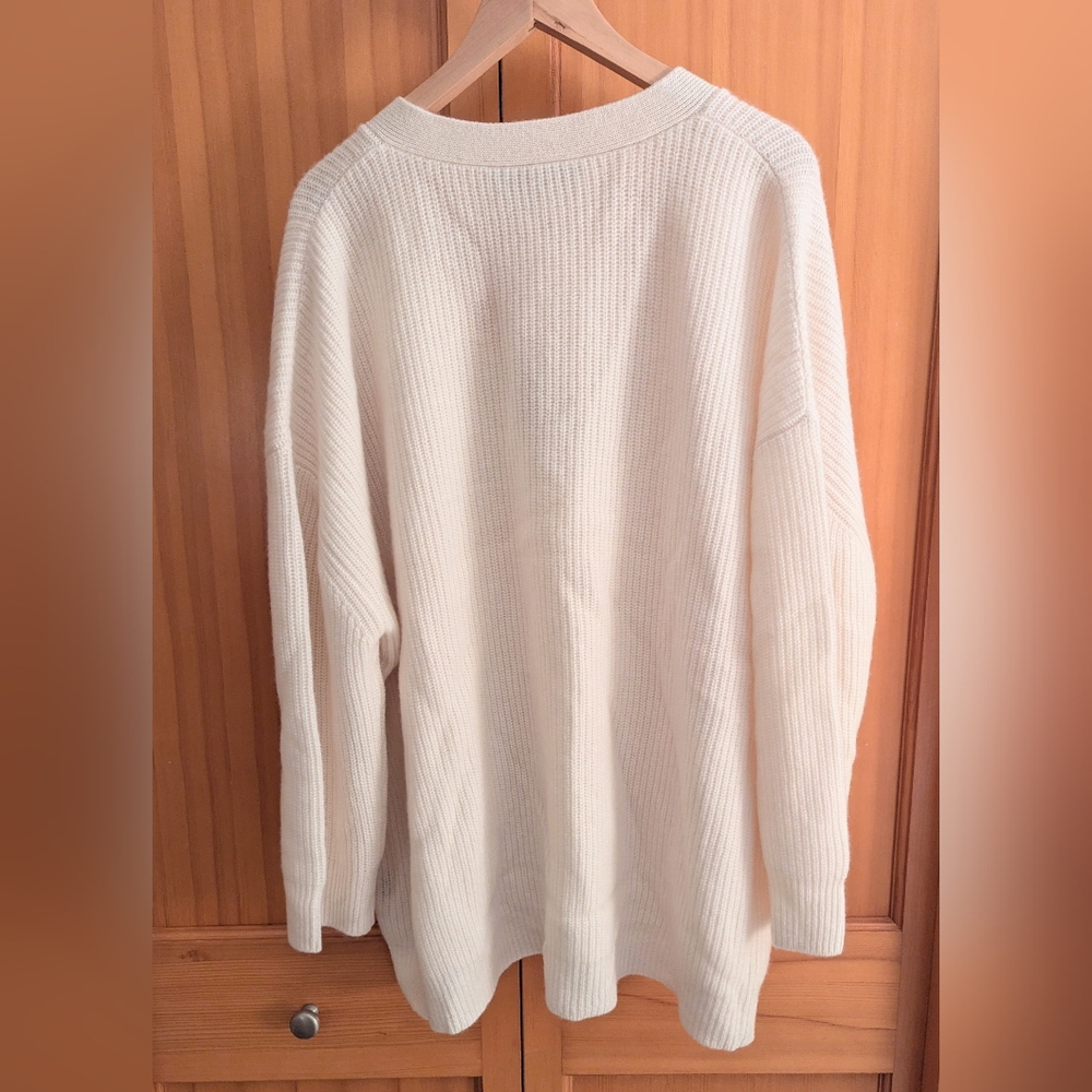 Jenni Kayne Ivory Cashmere Cocoon Cardigan - Picture 8 of 12